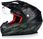 Kask motocyklowy Vito Helmets Molino Army Enduro Cross Quad Atv + Szyba +Blenda - zdjęcie 2