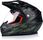 Kask motocyklowy Vito Helmets Molino Army Enduro Cross Quad Atv + Szyba +Blenda - zdjęcie 4