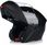 Kask motocyklowy Vito Helmets Furio Black Mat Szczękowy System Pinlock + Blenda - zdjęcie 4