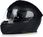 Kask motocyklowy Vito Helmets Furio Black Mat Szczękowy System Pinlock + Blenda - zdjęcie 3