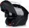 Kask motocyklowy Vito Helmets Furio Black Mat Szczękowy System Pinlock + Blenda - zdjęcie 2