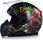 Kask motocyklowy Ls2 Ff353 Rapid Ii Joker Happy Dreams + Lustrzana Szyba - zdjęcie 4