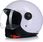 Kask motocyklowy Vito Otwarty Loreto Lekki Biały Połysk - zdjęcie 3