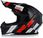 Kask motocyklowy Vito Tivoli Black/Red Off-Road Enduro Cross Quad Atv - zdjęcie 3