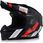 Kask motocyklowy Vito Tivoli Black/Red Off-Road Enduro Cross Quad Atv - zdjęcie 4