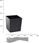 Howhomely Donica Flore Czarny Beton H19X19cm Hhfloreczbeton19 - zdjęcie 2