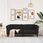 vidaXL Sofa 3-osobowa czarna tapicerowana aksamitem (372590) - zdjęcie 3