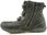 Kozaki dziecięce, czarne, ocieplane, 97088, Black/Yellow, American - zdjęcie 3