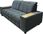 Ekskluzywna sofa 2osobowa CHARM tkanina 160 cm, półki - zdjęcie 2