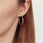 Golden Celebrity Kolczyki Złote Koła Duże 3cm Stal Chirurgiczna Prezent Dla Kobiety +Gratis - zdjęcie 4