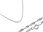 Silvex Singapur Łańcuszek 55 Cm Srebrny Damski 2,2 Mm 925 - zdjęcie 2