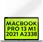 Torba na laptopa Alogy Etui Hard Do Macbook Air 13 M1 Folia Nakładka (60387) - zdjęcie 2