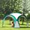 Modernhome Namiot Pawilon Ogrodowy Eventowy Na Piknik + Torba Zielony 3386 - zdjęcie 3