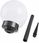 Superled Lampa Ogrodowa Led Solarna Kula Biała 15cm 5173 - zdjęcie 2