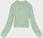 Cienka krótka bluza dresowa damska pistacja (8B938-39) - zdjęcie 3