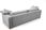 Meblex Sofa Rozkładana Macaroni Szara MACARONI-CITY85GREY - zdjęcie 3