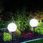 12 X Lampa Ogrodowa Led Kula Biała Solarna Lampki - zdjęcie 2