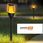 4X Lampa Solarna Led Latarnia Pochodnia Wbijana Płomień 65cm Premium - zdjęcie 4