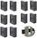 2Xlampa Solarna Led Ścienna Zewnętrzna Elewacyjna Oświetlenie Solarne Domu - zdjęcie 5