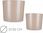 Ibergarden Doniczki Ceramiczne Minimal 2Szt. 22cm I 27cm 36979Ar - zdjęcie 3