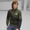Bluza z kapturem męska Puma POWER CAT FL zielona 67409931 - zdjęcie 3