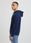 LEE PLAIN HOODIE MĘSKA BLUZA Z KAPTUREM EMPEROR NAVY L80YRFA67 - zdjęcie 3