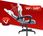 Fotel dla gracza Hell's Chair HC-1004 Biało-szary - zdjęcie 11