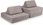 Mimii Sofa Do Zabawy Montessori Standard Sztruks Jasny Róż 8960 - zdjęcie 2