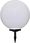 Zakito Zestaw 2 Lamp Solarnych Led 50cm Biała Kula Czarna Rurka Z277118 - zdjęcie 2