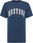 MUSTANG AUSTIN MĘSKI T-SHIRT KOSZULKA LOGO NADRUK DRESS BLUES 1014927 5334 - zdjęcie 4
