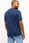 MUSTANG AUSTIN MĘSKI T-SHIRT KOSZULKA LOGO NADRUK DRESS BLUES 1014927 5334 - zdjęcie 3
