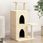 Zakito Drapak Dla Kota Wielopoziomowy Mebel Kremowy 61,5X60,5X97Cm Z172112 - zdjęcie 4