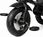 Qplay Trójkołowiec Rito Deluxe Rubber Czarny - zdjęcie 7