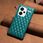 Etui Wallet Leather Plaid do Xiaomi Redmi Note 13 Pro+ Plus zielone - zdjęcie 2