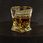 Szklo Krosno Ekskluzywna Szklanka Do Whisky Szkło Złoto Platyna 340Ml 1Szt. - zdjęcie 2