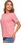 Koszulka Damska Krótki Rękaw Bawełna Premium Różowa T-shirt Basic Moraj R.m - zdjęcie 5