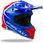 Kask motocyklowy Ufo Intrepid Czerwony/Niebieski/Biały - zdjęcie 3