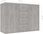 Zakito Europe Komoda 4S2D Szary Beton 88X30X65Cm - zdjęcie 2