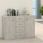 Zakito Europe Komoda 4S2D Szary Beton 88X30X65Cm - zdjęcie 3
