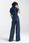 Kombinezon jeansowy - denim - KM35 (kolor jeans, rozmiar 40) - zdjęcie 2