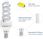 Żarowka samochodowa Aigostar Świetlówka Spiralna Led E14 7W (B10108IOR) - zdjęcie 3