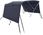 Pokrowiec samochodowy VidaXL Daszek Bimini Ze Ściankami 3 Pałąki 183X(137-152)X137cm 94818 - zdjęcie 5