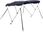 Pokrowiec samochodowy VidaXL Bimini Ze Ściankami Z Siatki 4 Pałąki 243X(230-244)X137cm 94833 - zdjęcie 4
