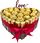 Tort MERCI SERCE Prezent Dzień Mamy Zestaw Słodyczy Ferrero Rocher dla Niej - zdjęcie 3