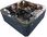 Jacuzzi 230X230cm Magma Gold Obudowa Antracyt Spa703A - zdjęcie 3