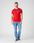 WRANGLER SS LOGO TEE MĘSKI T-SHIRT LOGO FLAME RED W7MUD3R06 - zdjęcie 2