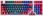 Klawiatura Klawiatura A4Tech Bloody S98 Usb Sports Navy (A4TKLA47390) - zdjęcie 5