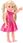 Lalka Lean Toys Lalka Różowa Sukienka Kucyki Blond Włosy Duża Laleczka 46Cm - zdjęcie 4