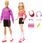 Lalka Barbie Fashionistas Barbie i Ken na wrotkach 65 rocznica HXK90 - zdjęcie 2