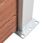 Zakito Home Ogrodzenie Kompozytowe 175X105cm Brązowe Zh49074 - zdjęcie 3